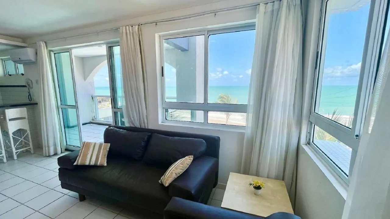 Apartamento Beira Mar 226 Praia - Nbi - Ponta Negra Beach - Pe Na Areia E Ultimo Andar E Vista X Mar Natal Brasil